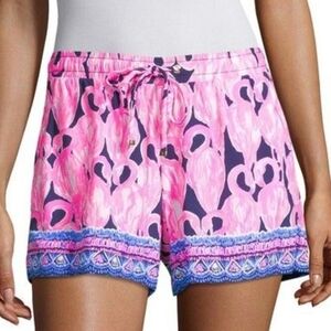 Lilly Pulitzer Katia Short Tide Via Amor Flamingo Shorts